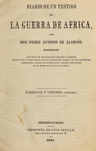 Diario de un testigo de la guerra de África