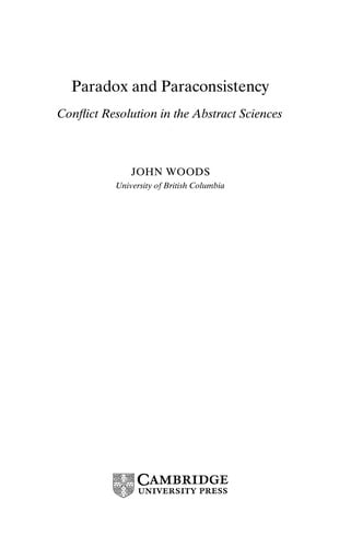 Paradox and Paraconsistency