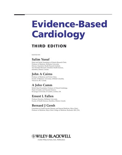 Evidence-based cardiology
